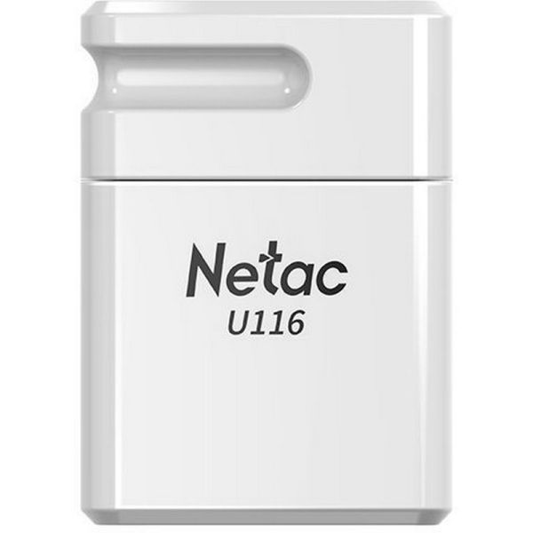 Флешка NETAC U116 USB2.0 64Гб белый