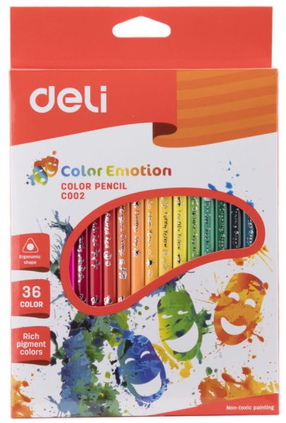 Карандаши цветные Deli Color Emotion EC00230
