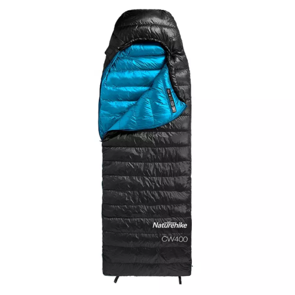 Спальный мешок Naturehike Ultralight CW400 210х75 см, черный NH18C400-D-BLMFEUAN2M-BLACK-M